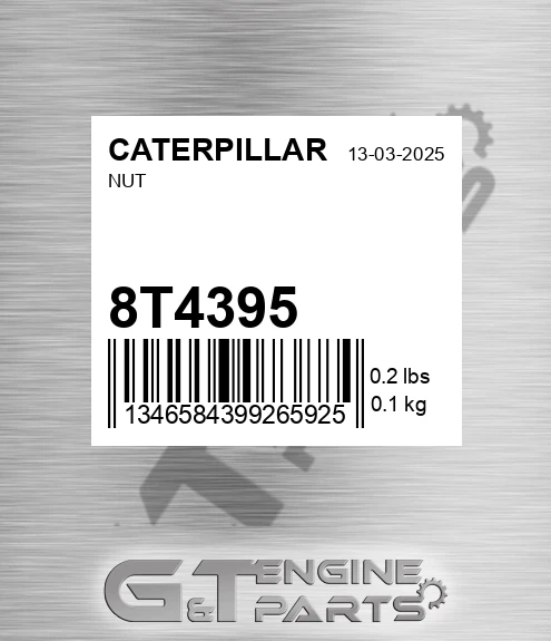 8T-4395 Nut for CATERPILLAR