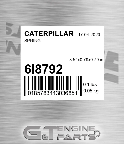 6I8792 Spring