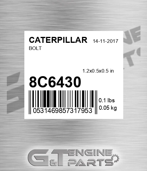 8C6430 Bolt