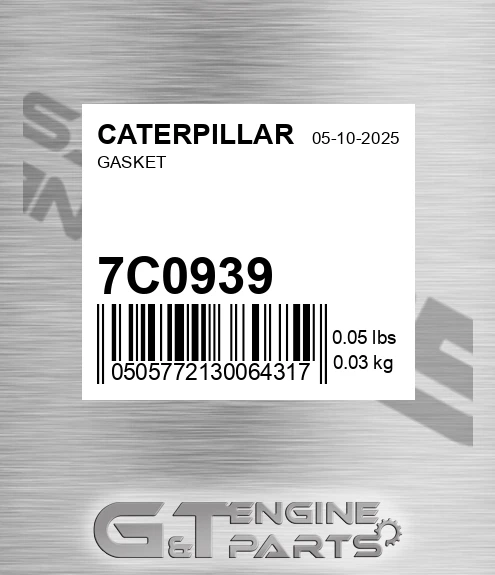 7C-0939 Gasket