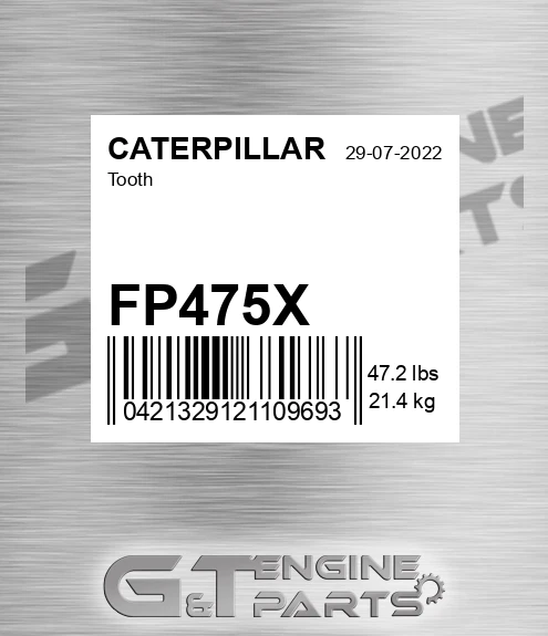 FP475X CATERPILLAR Tooth