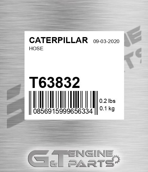 T63832 Hose for CATERPILLAR