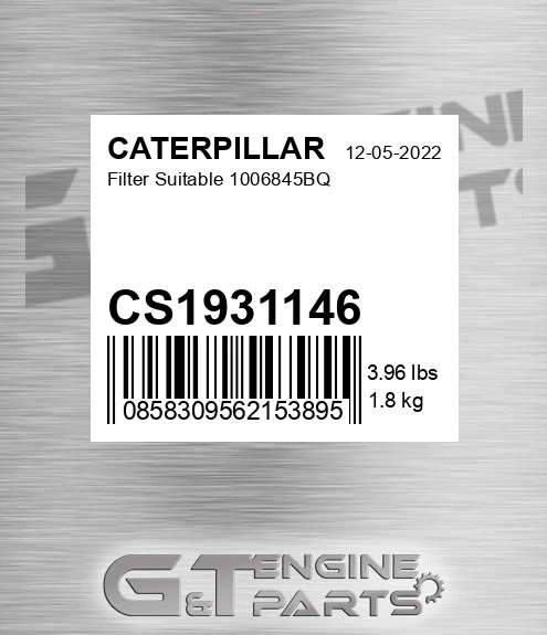 CS1931146 Filter Suitable 1006845bq