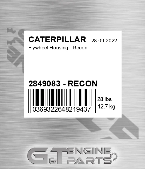 2849083 - RECON Flywheel Housing - Recon for CATERPILLAR