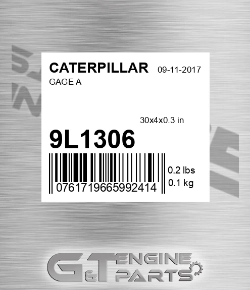 9L1306 Gage A