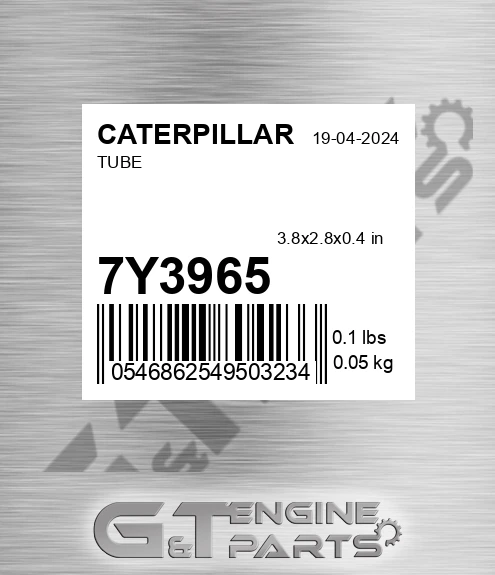 7Y3965 Tube for CATERPILLAR