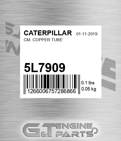 5L-7909 Cm. Copper Tube for CATERPILLAR
