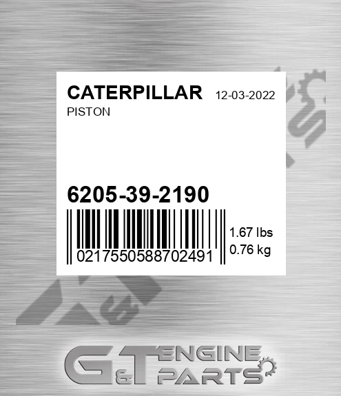 6205-39-2190 Piston