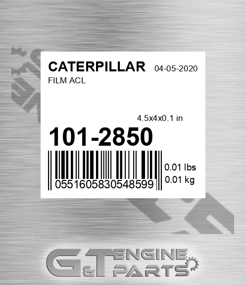 101-2850 Film Acl for CATERPILLAR