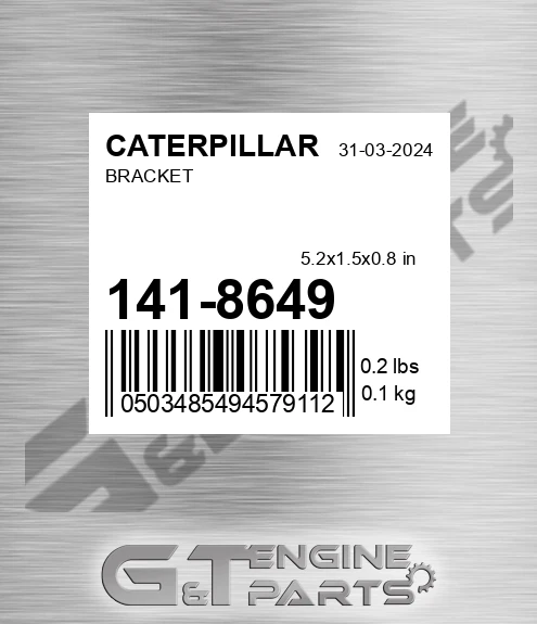 141-8649 Bracket for CATERPILLAR