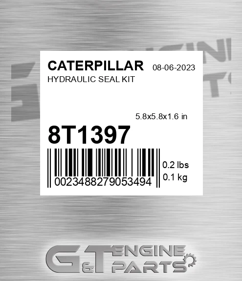 8T-1397 Hydraulic Seal Kit for CATERPILLAR