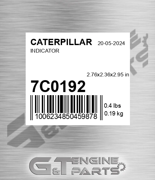 7C0192 Indicator