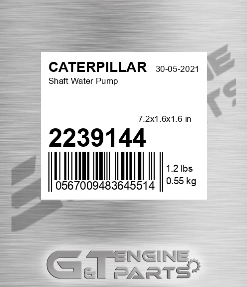 223-9144 Shaft Water Pump for CATERPILLAR