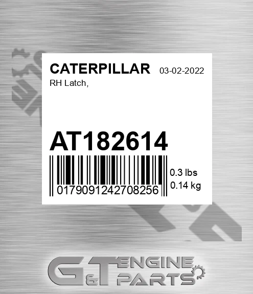 AT182614 Rh Latch,