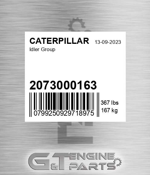 2073000163 Idler Group for CATERPILLAR