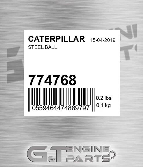 774768 CATERPILLAR Steel Ball