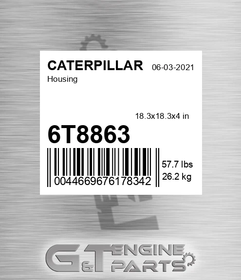 6T8863 Housing for CATERPILLAR