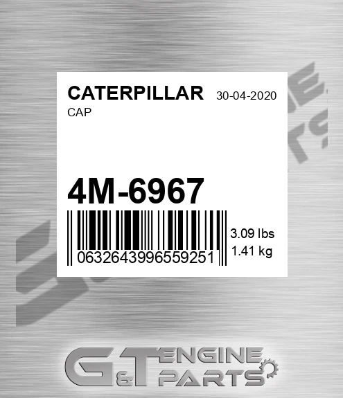 4M-6967 Cap for CATERPILLAR