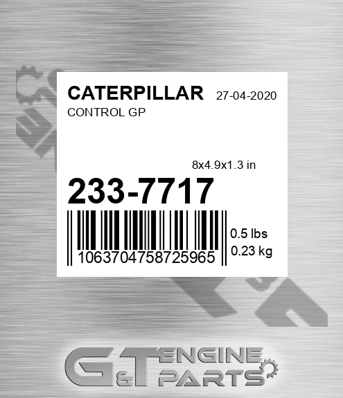 233-7717 Control Gp