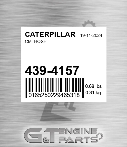 439-4157 Cm. Hose for CATERPILLAR