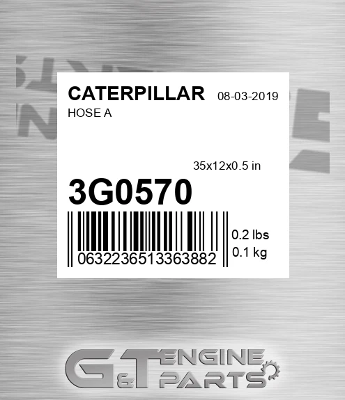 3G0570 Hose A