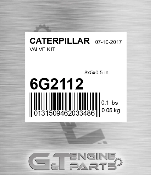 6G2112 Valve Kit