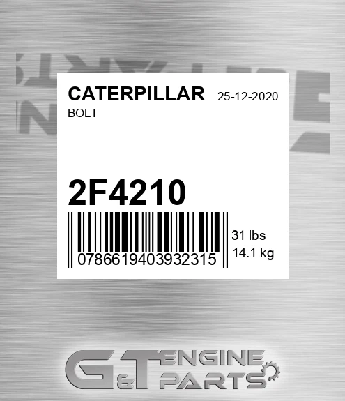 2F4210 Bolt