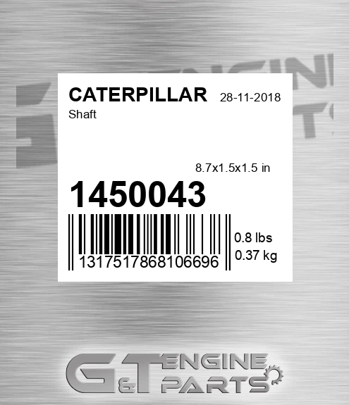 1450043 Shaft for CATERPILLAR