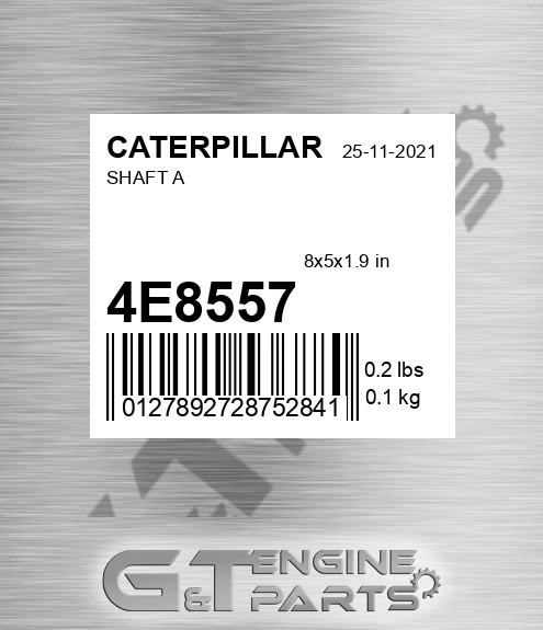4E8557 CATERPILLAR Shaft A
