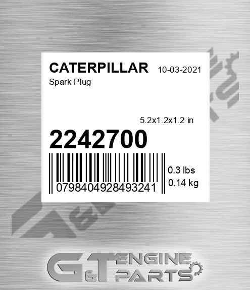 224-2700 CATERPILLAR Spark Plug