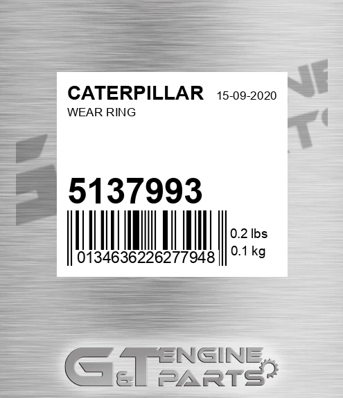 513-7993 Wear Ring for CATERPILLAR