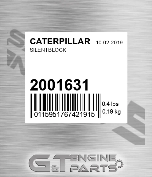 200-1631 Silentblock for CATERPILLAR