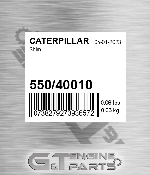 550/40010 Shim