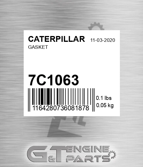 7C1063 Gasket