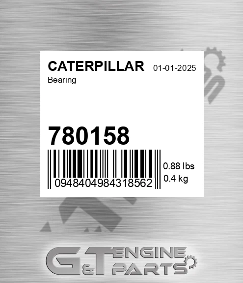 780158 CATERPILLAR Bearing