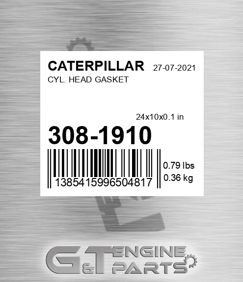 308-1910 Cyl. Head Gasket