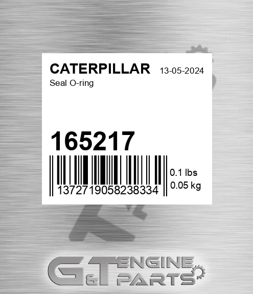 165217 CATERPILLAR Seal O-ring