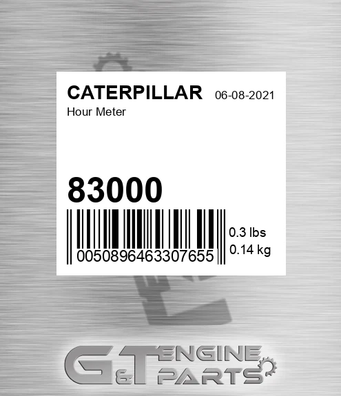83000 Hour Meter