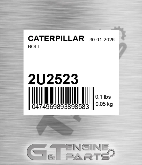 2U-2523 Bolt for CATERPILLAR