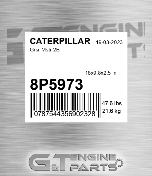 8P5973 Grsr Mstr 2b for CATERPILLAR