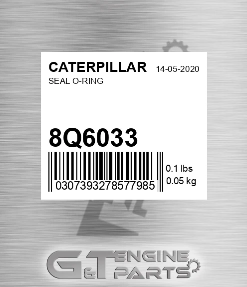 8Q-6033 Seal O-ring