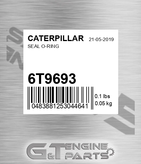 6T-9693 Seal O-ring for CATERPILLAR