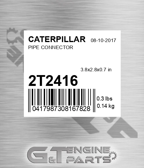 2T-2416 Pipe Connector for CATERPILLAR