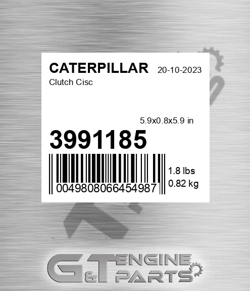 3991185 Clutch Cisc for CATERPILLAR
