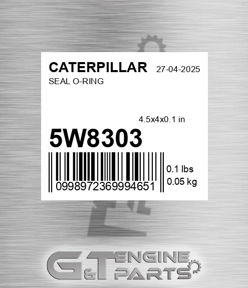 5W-8303 Seal O-ring for CATERPILLAR