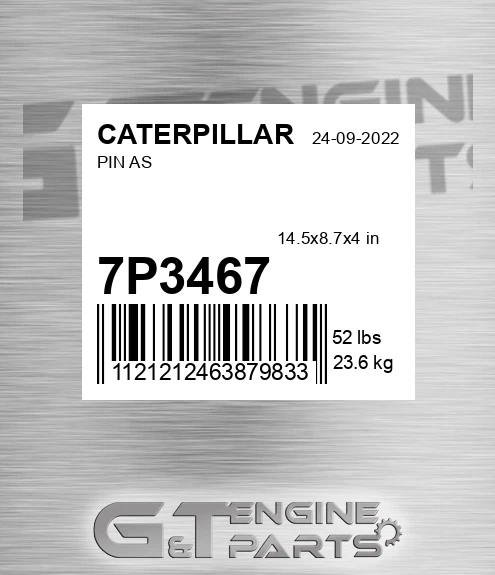7P3467 Pin As for CATERPILLAR