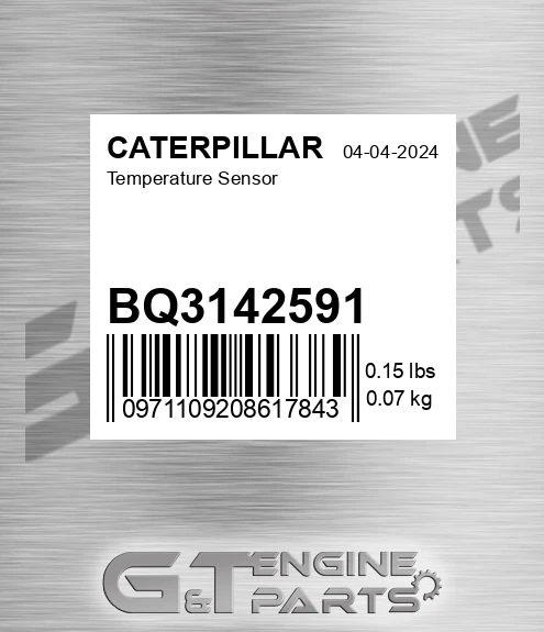 BQ3142591 Temperature Sensor for CATERPILLAR