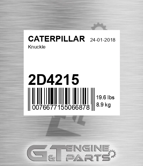 2D4215 Knuckle for CATERPILLAR