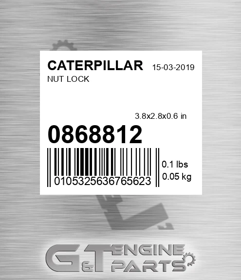 086-8812 Nut Lock for CATERPILLAR