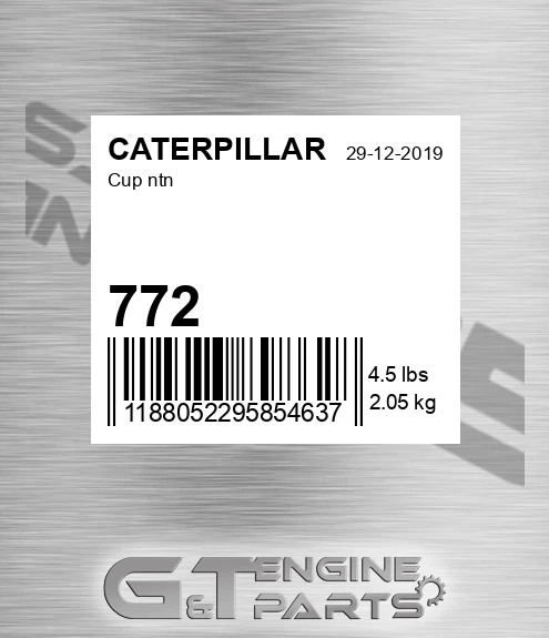 772 Cup Ntn for CATERPILLAR
